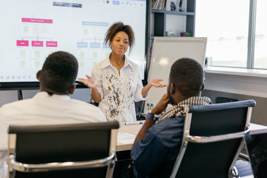 diverse team working together