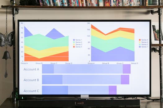 colorful graphs and charts