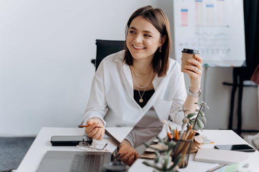 A tech professional enjoying a well-deserved break